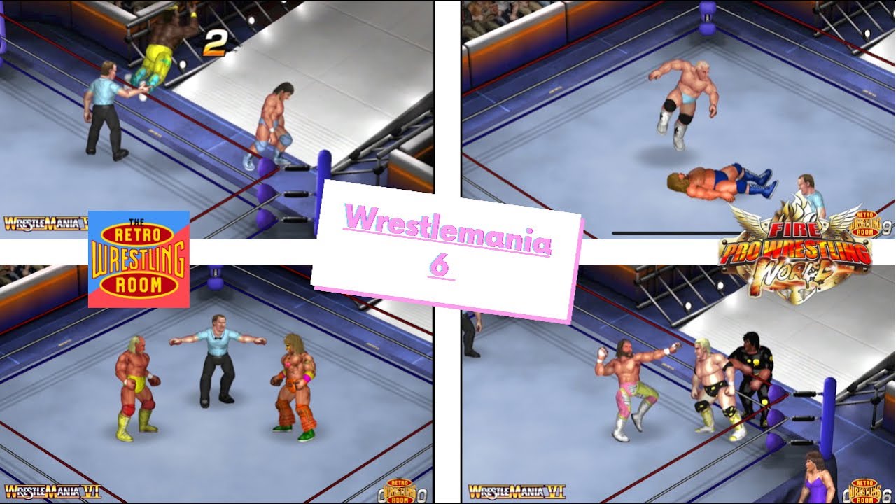 What If? EP:3 Wrestlemania 6 Simulation - Fire Pro Wrestling World - The  Retro Wrestling Room - YouTube