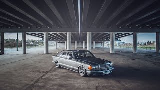 Mercedes Benz. SE class V8 5.0 w126 / Drift / Burnout