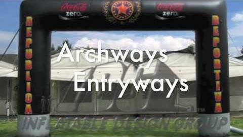 Corporate Sponsored Events -- Inflatable Archways and Entryways