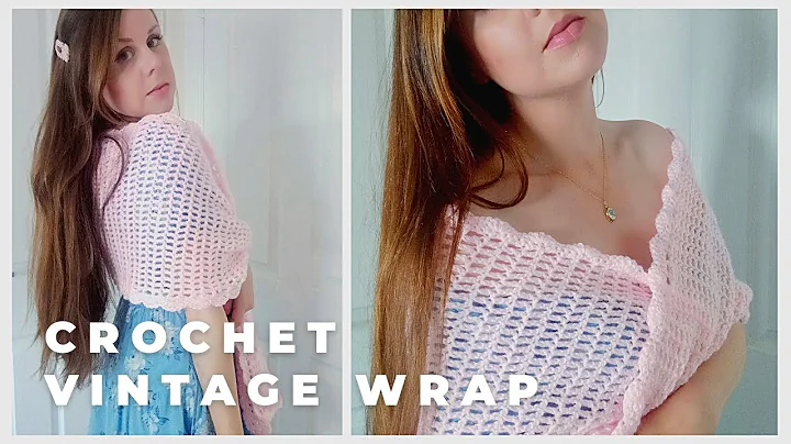 Learn to Crochet a Beautiful Edwardian Rose Wrap