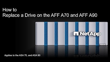 How to Replace a Disk Drive on the AFF A70 and AFF A90 Platforms