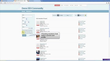 Advanced Browse Members plugin for SocialEngine