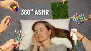 360° ASMR Triggers All around Your Head ↪️↩️ (Wearing Tingly Clothes)