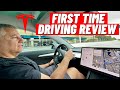 Dad's First Time Driving A Tesla | Initial Thoughts and Review | Did He Like It?