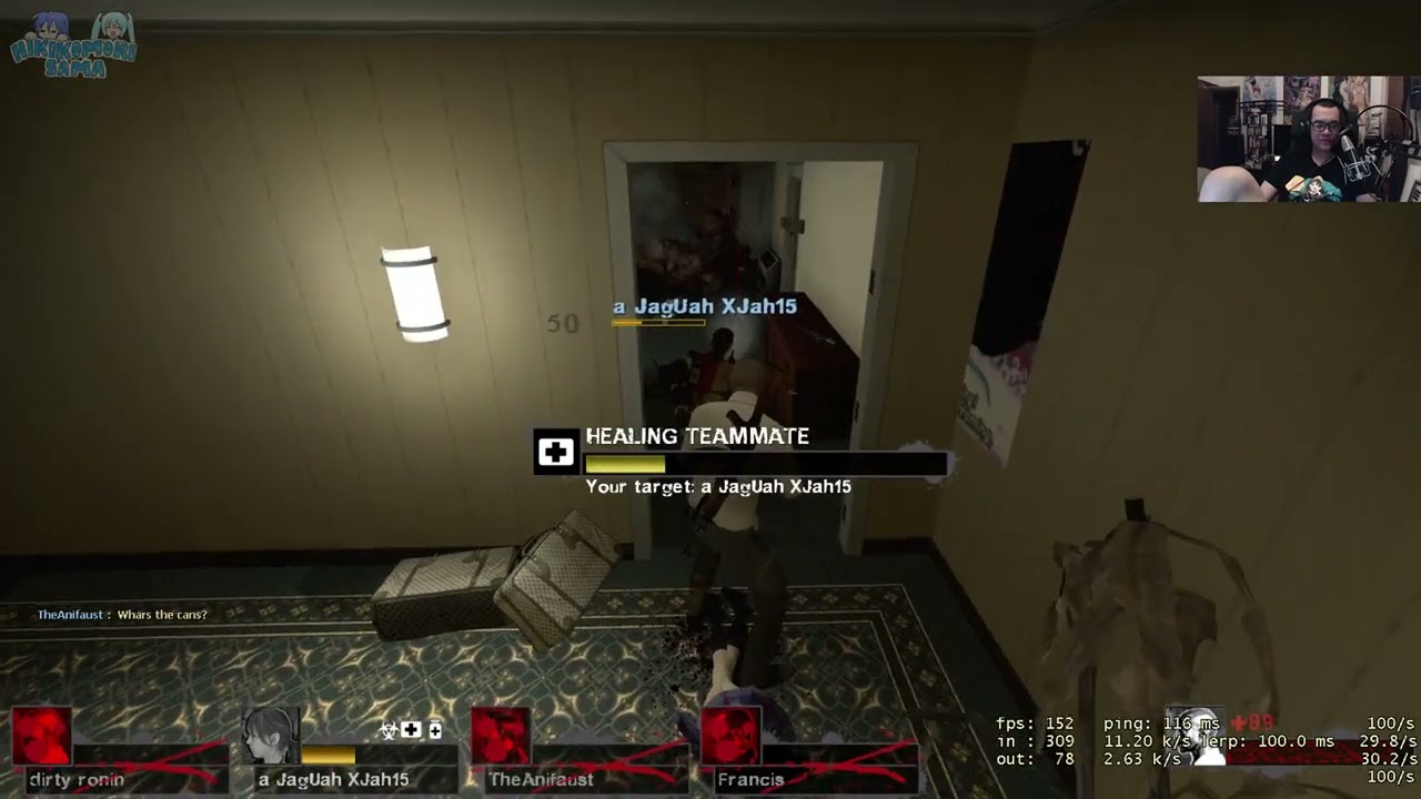 Griefing jag by holding him down w/ health pack - l4d2