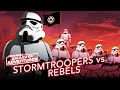 Stormtroopers vs rebels  soldiers of the galactic empire  star wars galaxy of adventures