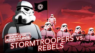 Stormtroopers vs. Rebels - Soldiers of the Galactic Empire | Star Wars Galaxy of Adventures screenshot 5