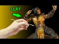 Sculpting Scorpion from Mortal Kombat 10 (Scorpion revenge) (Timelaspe)