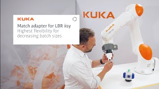 Two Handling Technologies, One Adapter: Highest Flexibility With Match Adapter For Lbr Iisy Cobot