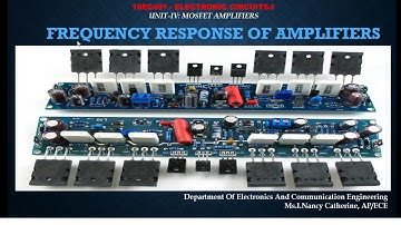 Frequency Response of Amplifiers (MOSFET)
