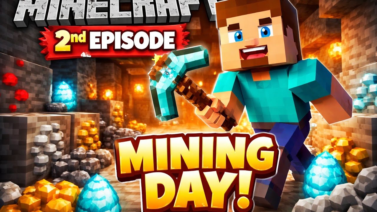 “From Nothing to FULL IRON! 🔥 Minecraft Mining Journey” Episode 2 - YouTube