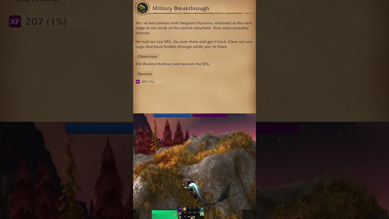 Classic World of Warcraft Revamped Azshara Quest #18 Military Breakthrough 