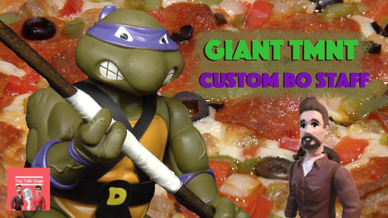 Toy Talk Guys Giant TMNT Custom Bo Staff Donatello Weapon DIY YouTube