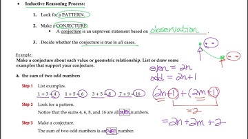 Video Lesson 2-1 Inductive Reasoning