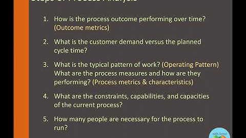 Improvement Kata: Grasping the Current Condition, Process Analysis Steps 4 & 5
