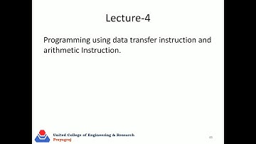 Instruction Set of 8085