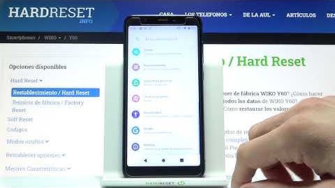 Cómo ver el IMEI y el número de serie en WIKO Y60 - verificar IMEI y número de serie