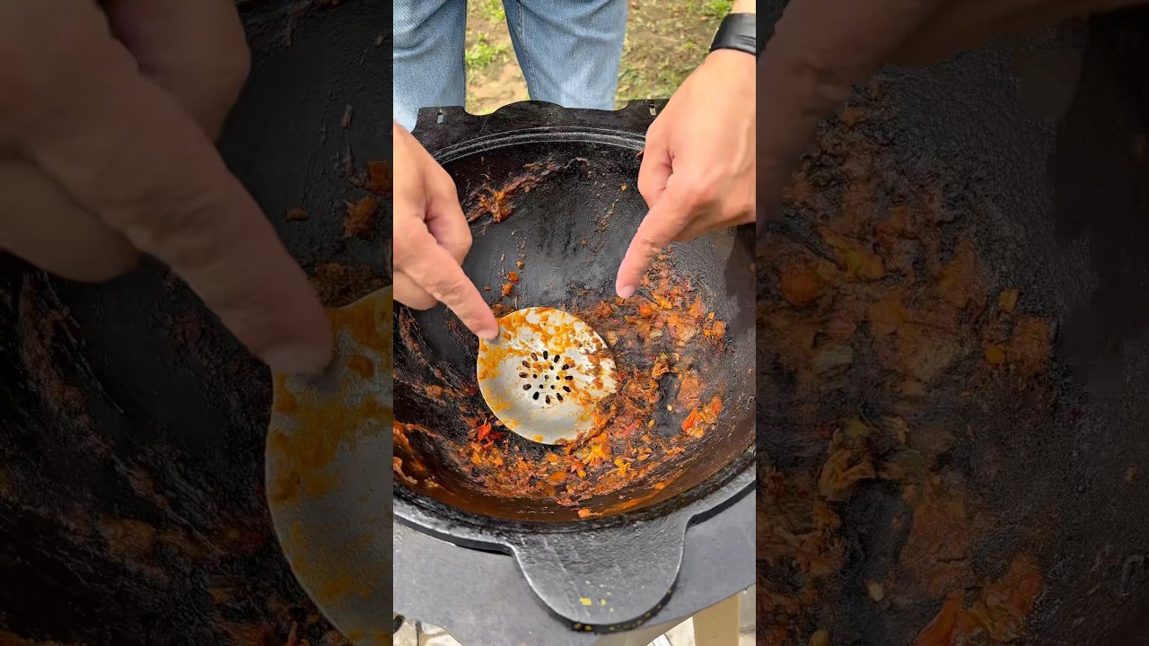 Уход за казаном после приготовления пищи 🍅🥔🥓