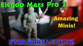 Star Wars Legion Minis on the Elegoo Mars 2 Pro