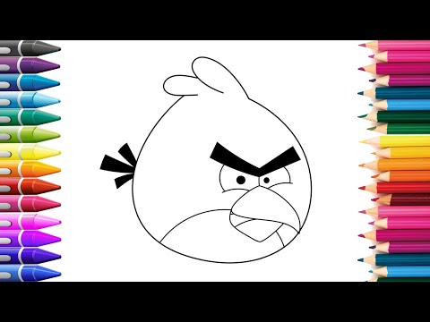 Angry Birds | Рисуем Птицу Реда из Эенгри Бердс | Учимся рисовать KidsColoring Angry Birds | Рисуем Птицу Реда из Эенгри Бердс | Учимся рисовать KidsColoring