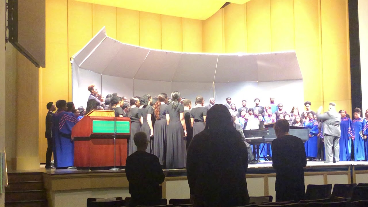 Howard, Lincoln, Norfolk and Morgan join forces to sing Roland Carter'sLift Every Voice and Sing