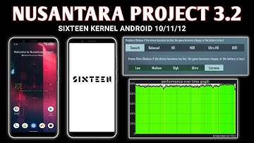 REVIEW NUSANTARA PROJECT 3.2 + SIXTEEN KERNEL REDMI NOTE 8 GINKGO CUSTOM ROM GAMING