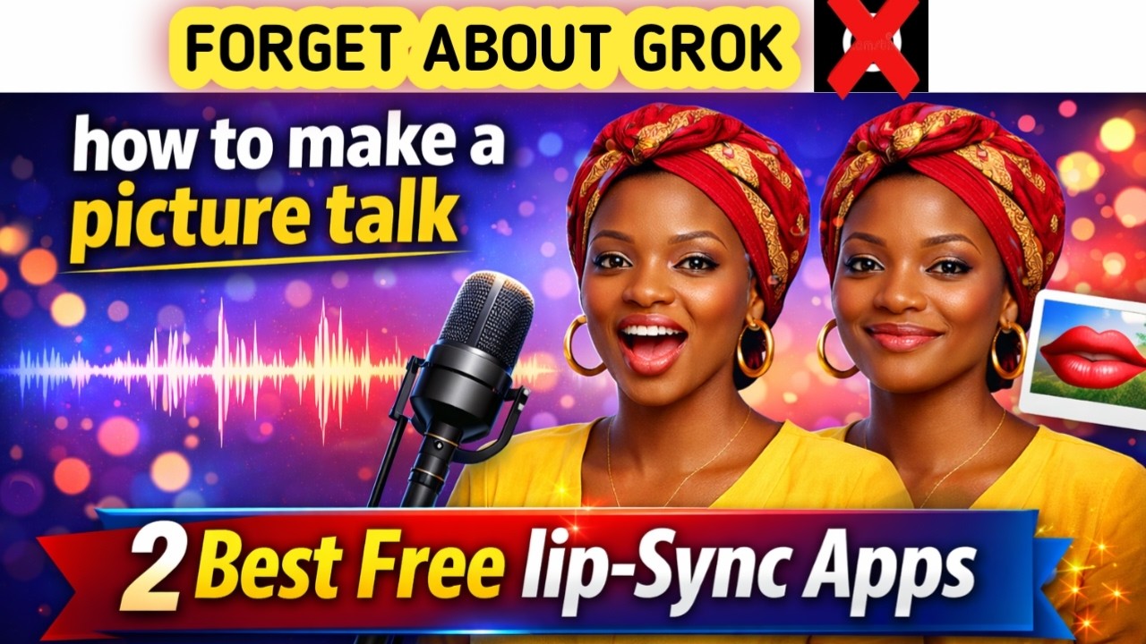 Forget Grok ! Make Your Pictures Talk Using Free AI Apps / Best lip ...