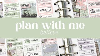 Plan With Me ☆ Believe (Scribble Prints Co)