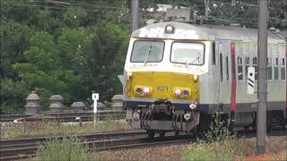 SEVERAL TRAINS PASS MECHELEN NEKKERSPOEL STATION