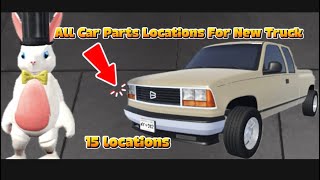 All The Car Parts For The New Truck In Greenville! Plus $150,000.. #roblox #greenville 
