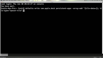 Level Up Tips #1 - Adding Space To Your Dock In OSX