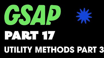 GSAP Tutorial - Part 17 - Shuffle and Interpolation - Utility Methods Part 3