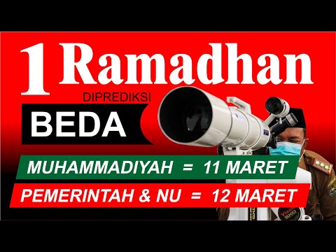 Puasa Ramadhan 2024 jatuh pada tanggal - 1 Ramadhan 2024 Pemerintah &amp; Muhammadiyah di prediksi beda
