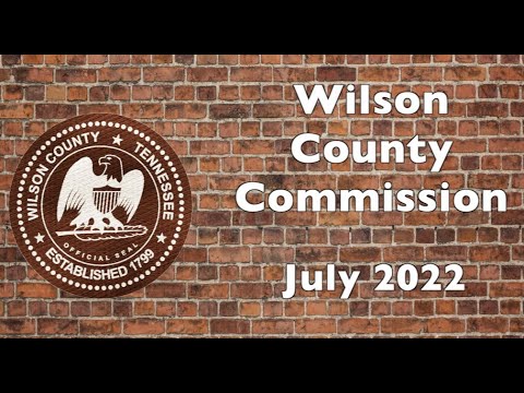 Wilson County Commission  July