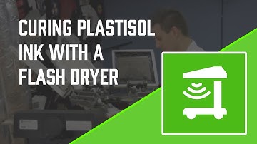 Curing Shirts with a Flash Dryer, Screen Printing Flash Dryer