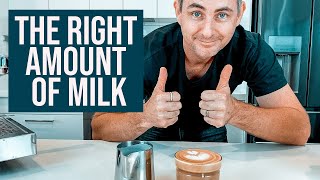 Dosing milk accurately for Flatwhite, Cappucino & Latte Coffee  MASTERCLASS Milk Series Part 2