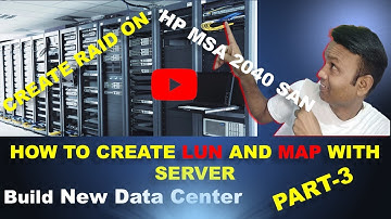 HOW TO CREATE LUN ON STORAGE AND MAP TO SERVER || CONFIGURE RAID ON HP STORAGE ?# RAID6