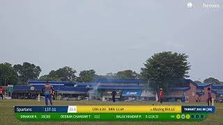 Blazing BULLS vs Spartans live cricket match | RRCC Big Bash League 2026 live - 4 Defu lane 10 Singa