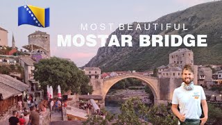 Most Beautiful Bridge in Europe Bosnia ?? Visit Mostar Bridge