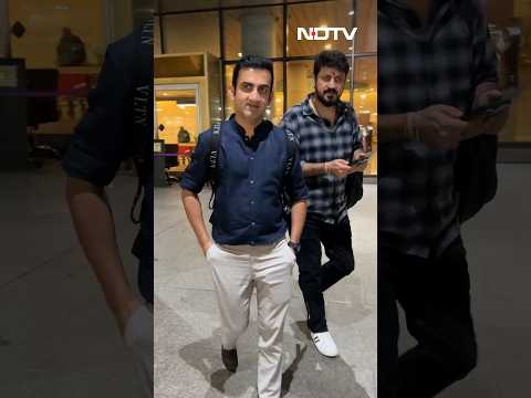 Airport पर स्पॉट हुए पूर्व भारतीय क्रिकेटर Gautam Gambhir