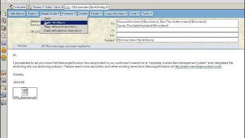 MessageSolution Enterprise Email Archive Lotus Notes Support