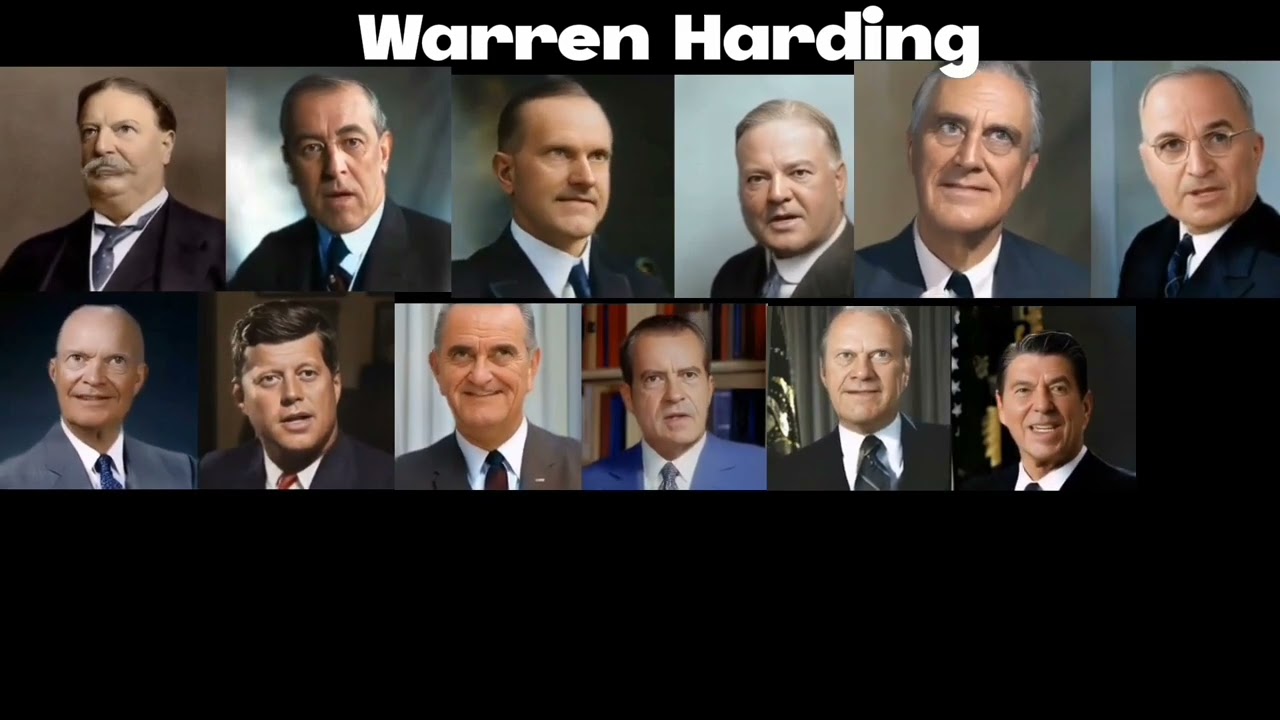 US Presidents singing random songs based off which presidents were alive start of a presidency.