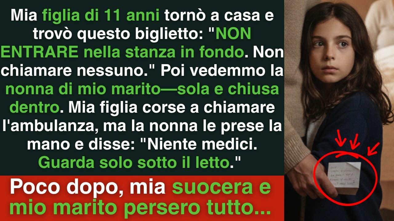 Ho spinto la porta di casa con la spalla, mia figlia Sofia mi è passata davanti ed è rimasta immobile. Sul bancone c’era un foglio piegato con sopra il nome della donna delle pulizie. Sofia l’ha...