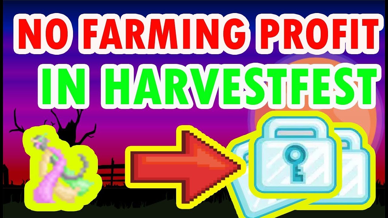HARVESTFEST PROFIT WITH COTD BAIT! Growtopia YouTube