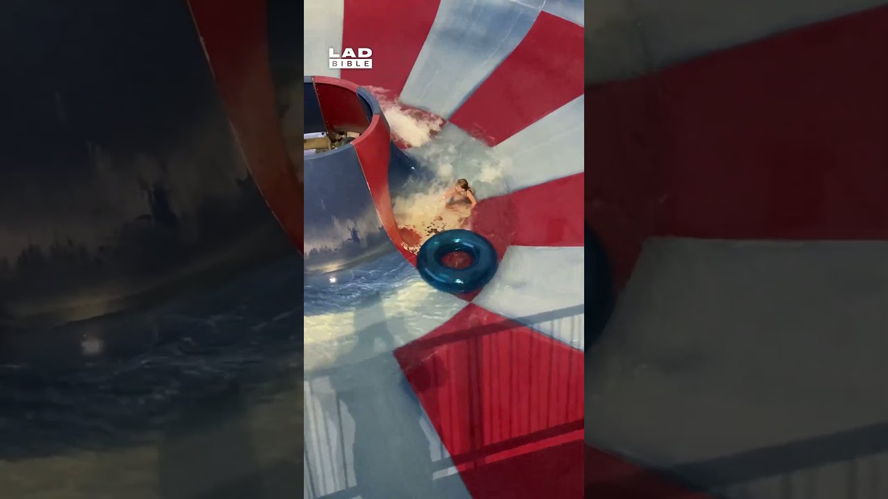 Kid Gets Sucked Down Waterslide ViralHog 