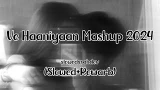 Ve Haaniyaan Mashup 2024 _ Lo-fi 2307 _ O Maahi _ Shahrukh Khan _Slowed_Rewarb_Song