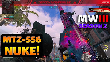 MW3: MTZ-556 NUKE! Season 2 reverse boosted PS5 gameplay