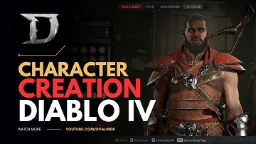 Diablo 4 Character Creation and Customization Options - Rogue Male | New ARPG 2023