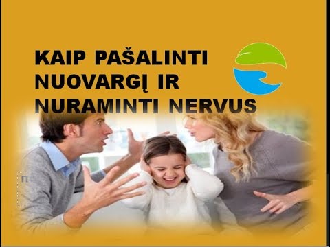 Kaip pašalinti nuovargį ir nuraminti nervus