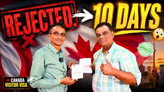 Rejected Before…  Canada Visitor Visa🇨🇦 in Just 10 Days! 10 Family Visas Approved